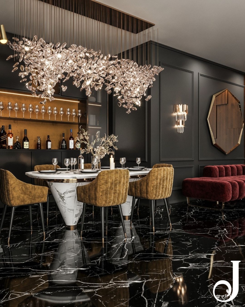 Elevate Your Dining Experience: Luxury and Glamourous Dining Room