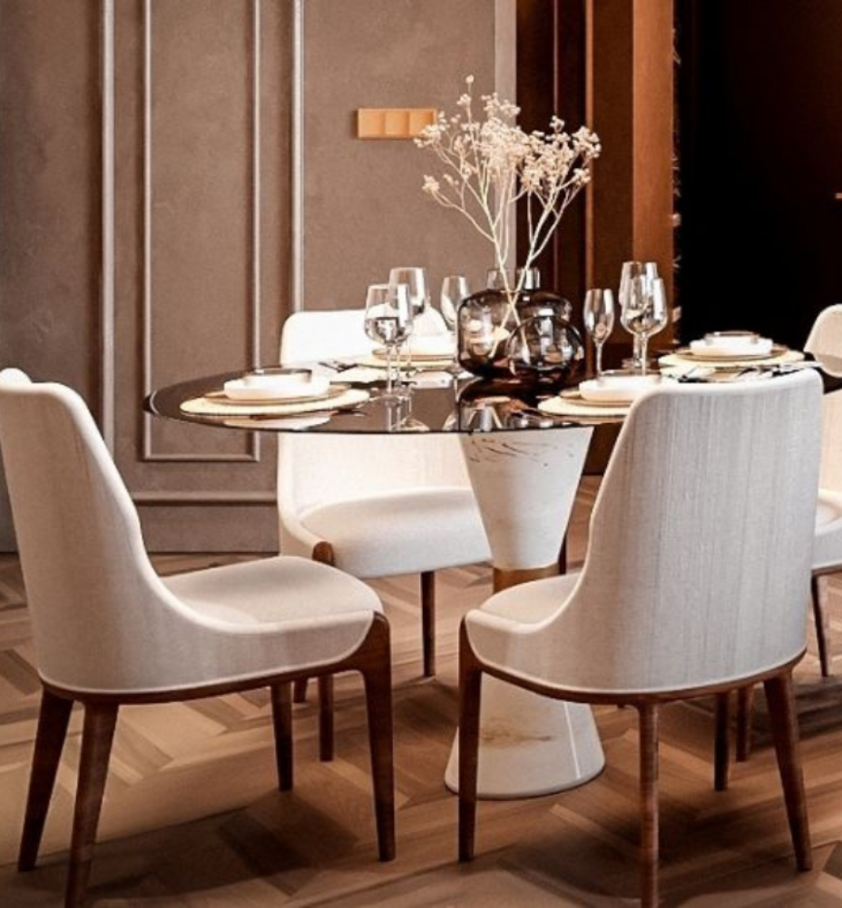 Modern And Luxurious Dining Room Full Of Personality